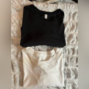2 Lululemon Cropped Tees